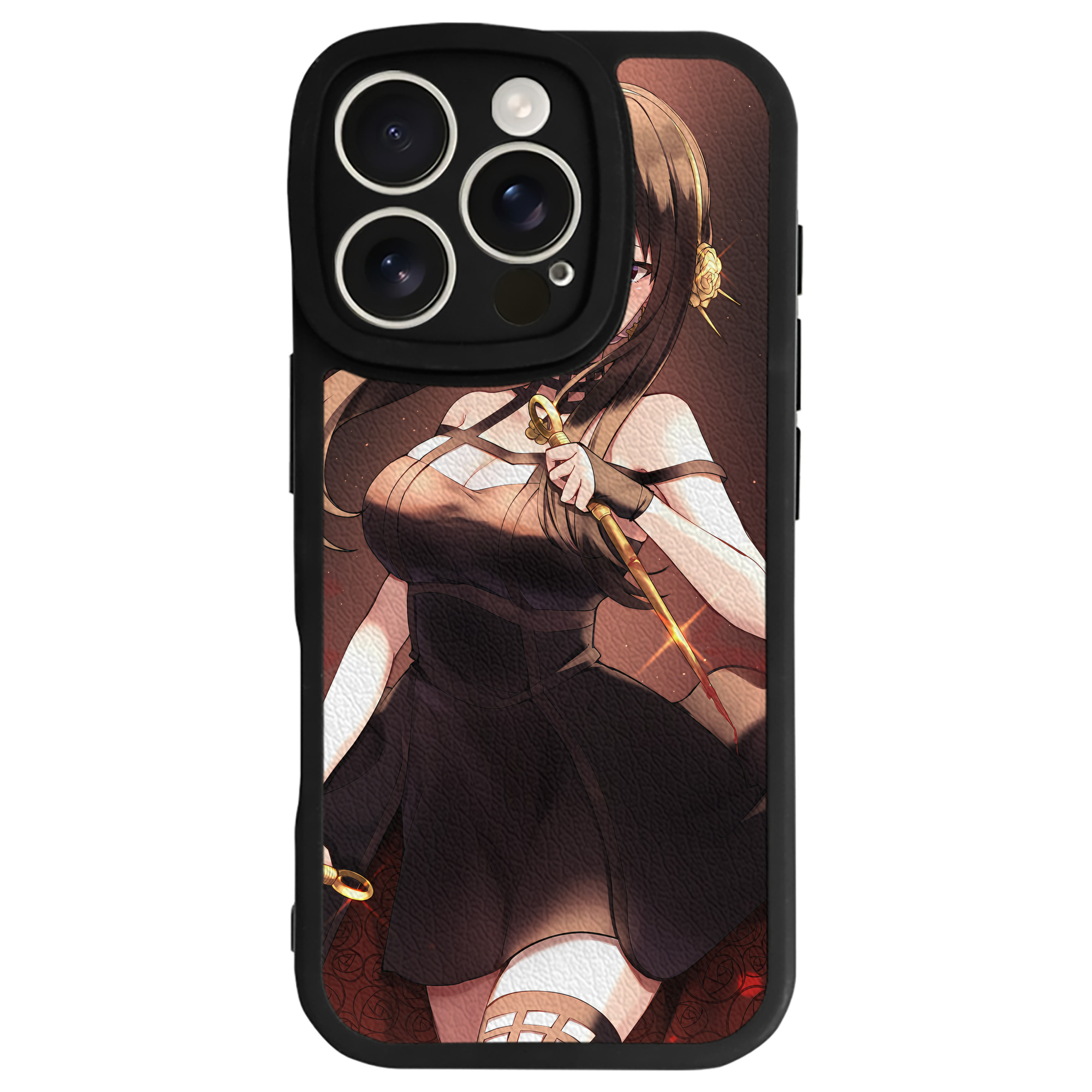 （画像用） SPY×FAMILY间谍家家酒 【iPhone 16シリーズ対応】シリコンスマホケース（レザー調） 材質：シリコン